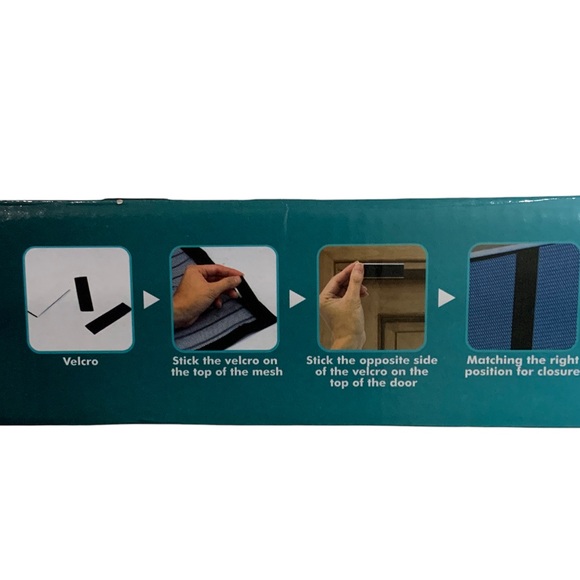 Magnetic Screen Door Versatile Instant Mesh Guard 30x83 - Picture 5 of 8